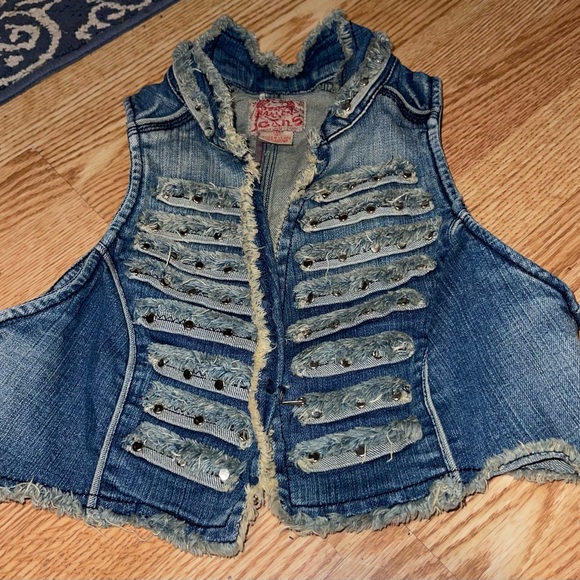 Jean jacket vest size small - Picture 2 of 6